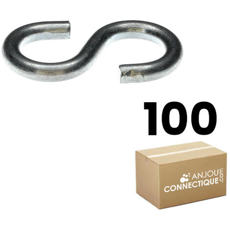 Boîte plastique de 100 crochets Esse pour suspension et assemblage - type 3 - 10 mm - Ram