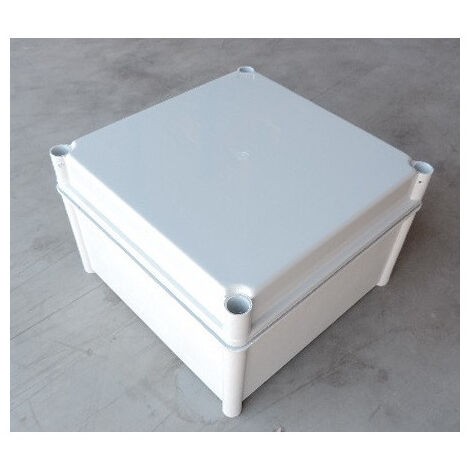 Boite polycarbonate avec couvercle opaque 270x270x170mm double isolation série MORVAN