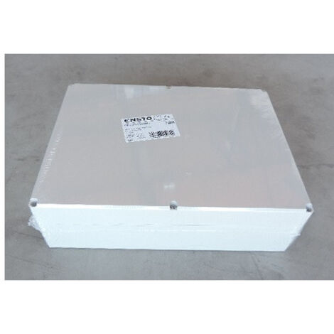 Boite polycarbonate étanche 230x300x86mm avec couvercle gris IP67 IK08 CUBO D ENSTO