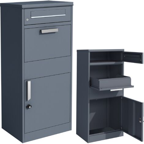 Boîte pour colis, lettres et colis XXL, grande et spacieuse