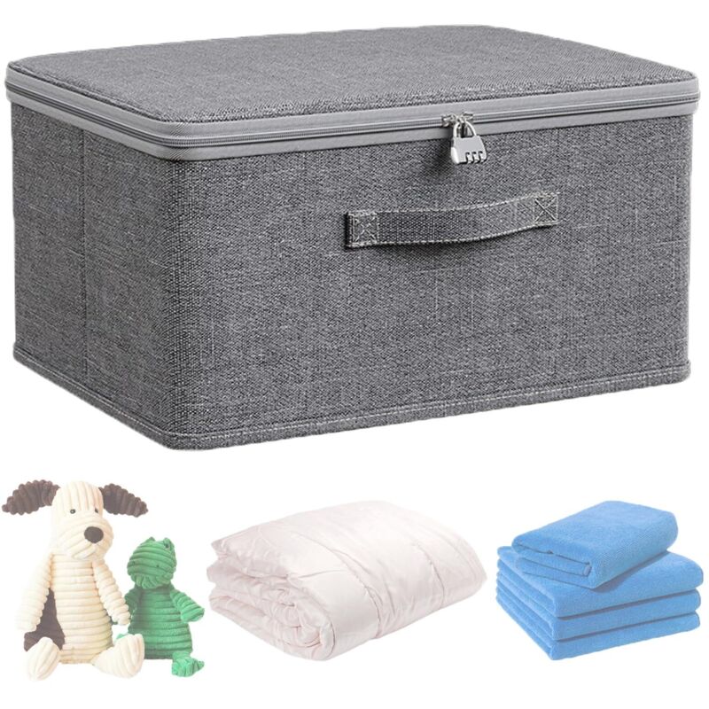 Boite Rangement 302014CM Boite Fermeture a Clef Boite a Medicament Rangement Boite Medicaments BoîTes de Rangement Avec Couvercle,Peut êTre Utilisé