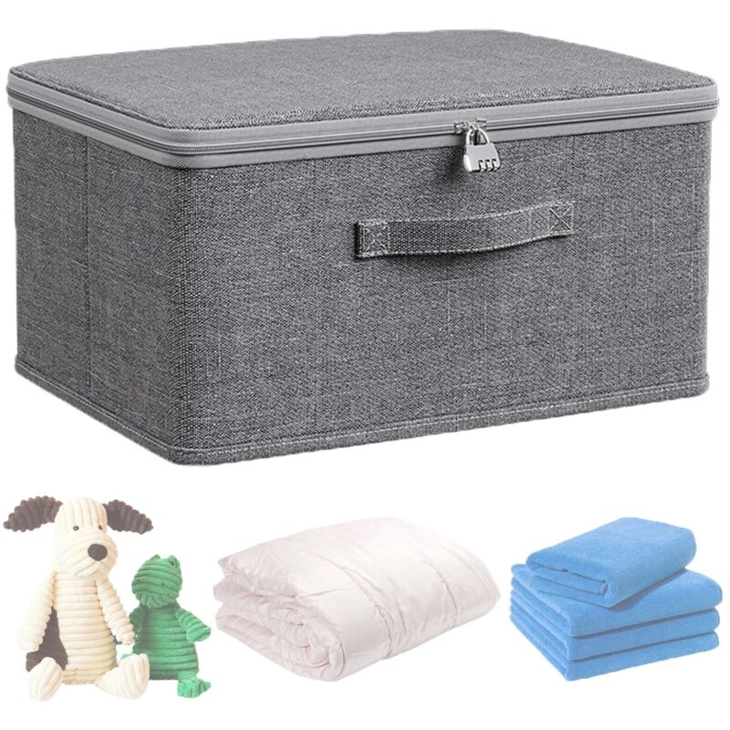 Boite Rangement 403021CM Boite Fermeture a Clef Boite a Medicament Rangement Boite Medicaments BoîTes de Rangement Avec Couvercle,Peut êTre Utilisé