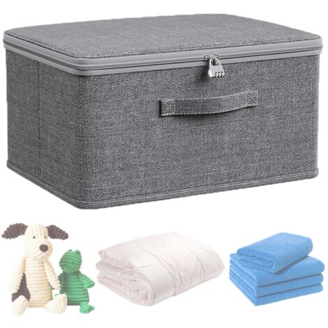 Boite Rangement 403021CM Boite Fermeture a Clef Boite a Medicament Rangement Boite Medicaments BoîTes de Rangement Avec Couvercle,Peut êTre Utilisé Pour Recevoir des MéDicaments, des VêTements