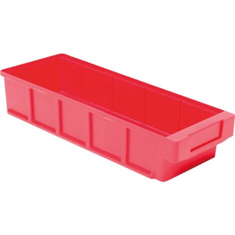 Boite rangement VKB 400x186x83 mm rouge (Par 8)