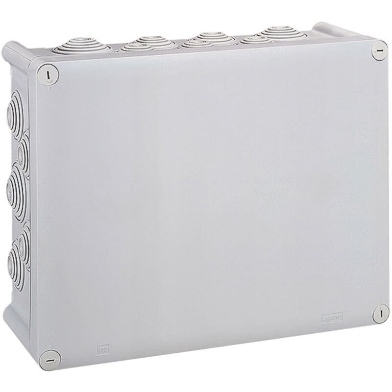 Legrand - Boîte de dérivation rectangulaire Plexo dimensions 310x240x124mm gris RAL7035 092082
