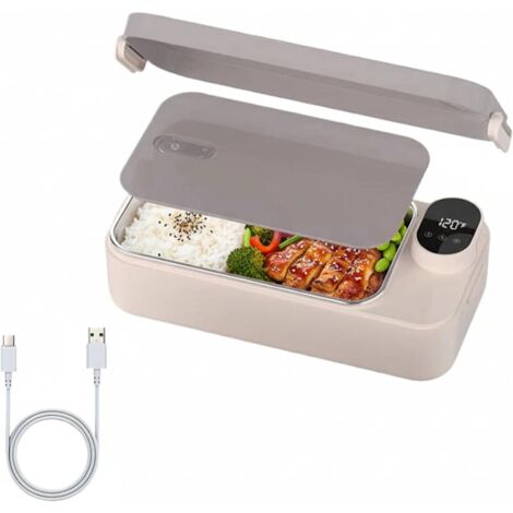 Boîte-Repas Chauffante Électrique pour Adultes Chauffe-Plat