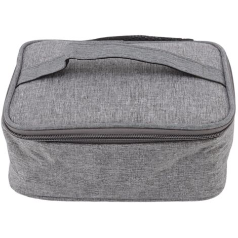 Boîte-repas chauffante portable USB en toile Oxford, facile à nettoyer, pour bureau, voyage et salle de sport