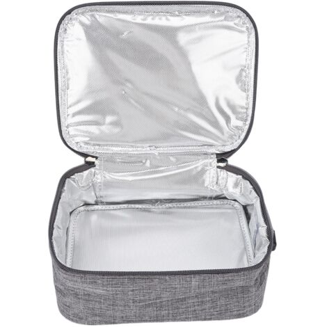 Boîte-repas chauffante USB étanche en nylon Oxford, grande capacité portable pour bureau, déplacements et pique-nique