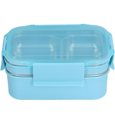 Boîte-repas électrique en acier inoxydable 304 à double couche isolante avec compartiments, idéale pour bureau, école et voyages
