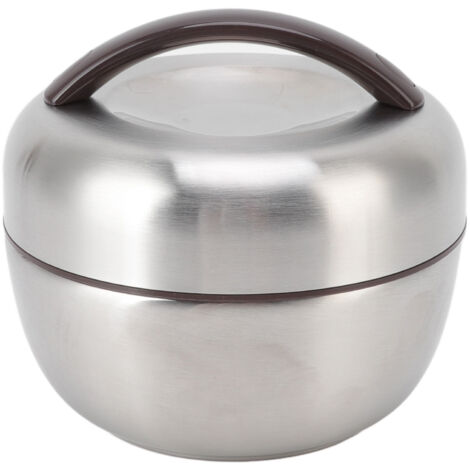 Boîte-repas isotherme 0.8L en acier inoxydable 304, étanche et portable à double paroi pour voyage