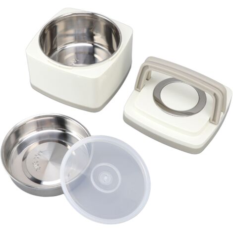 Boîte Repas Isotherme 304 Acier Inoxydable Grande Capacité 0.9L Anti-Fuite Portable Déjeuner