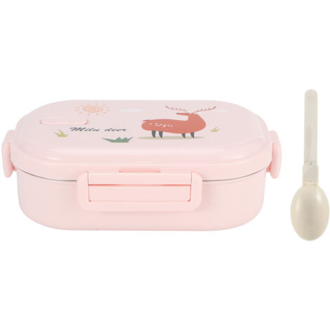 Boîte Repas Isotherme Acier Inox Portable 2700ml 3 Couches pour Enfants et Bureau