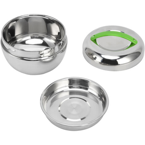 Boîte Repas Isotherme en Acier Inoxydable 800ml, Grande Ouverture pour Étudiants et Bureau