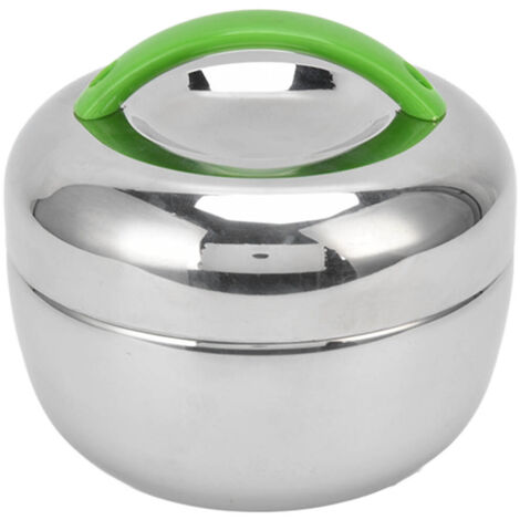 Boîte Repas Isotherme en Acier Inoxydable 800ml, Grande Ouverture pour Étudiants et Professionnels
