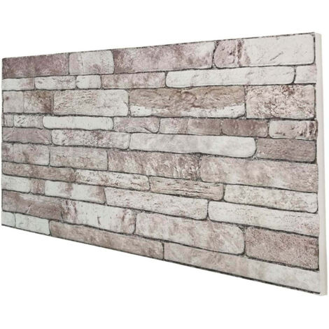 Boîte retail de 10 panneaux (5 MQ) - DAKOTA STONE - Panneau imitation pierre en EPS résiné Dimension 100x50 cm Épaisseur 2 cm