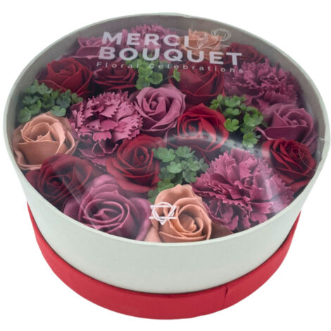 Boîte Ronde - Roses Vintage- Vendu par 1