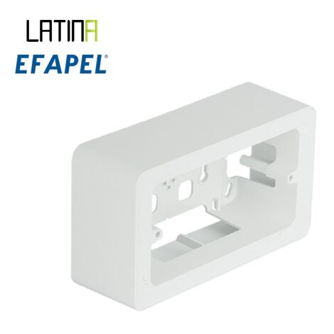 Boîte saillie pour 4 modules blanche LATINA