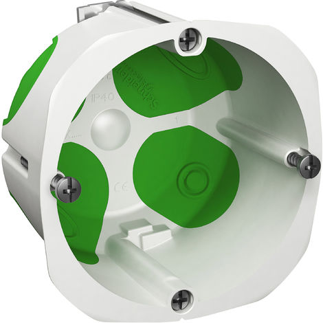 SCHNEIDER ELECTRIC Boîte double avec systeme étanche Ø 67 mm vert