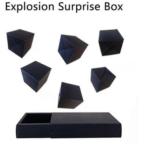 Boîte surprise explosive pour album photo et scrapbooking DIY