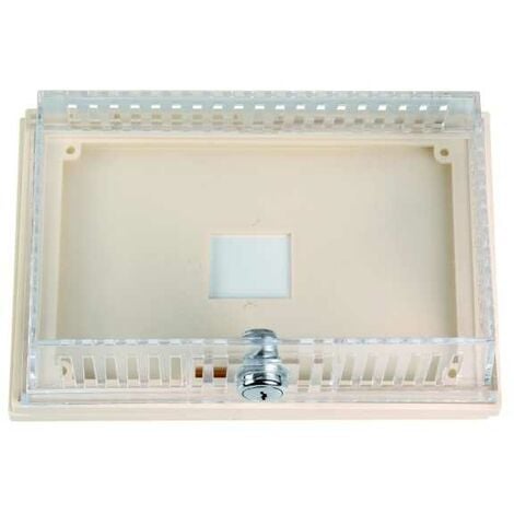 Boîte transparente pour thermostat L206xl117xP92