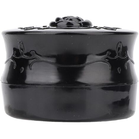 Boîte Vintage à Poudre Libre Cosmétique avec Puff Noir et Distributeur