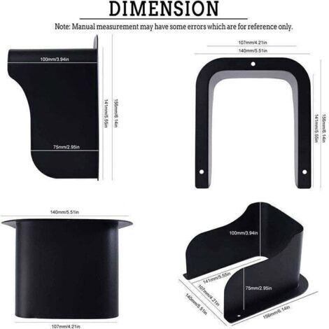 Boîte,De,Protection,Solaire,Pour,Sonnette,Extérieure,,Couvercle,métallique,étanche