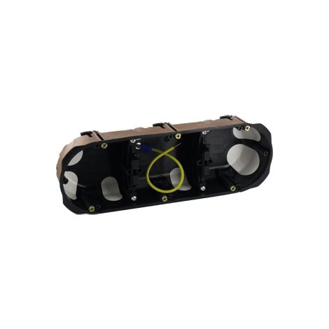 Boîter d'appareillage NO AIR faradisé Triple 71 - Ø 67 X 40 mm