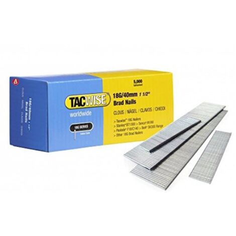 BOITES 5000 POINTES BRADS 12 GALVA 10MM  15mm