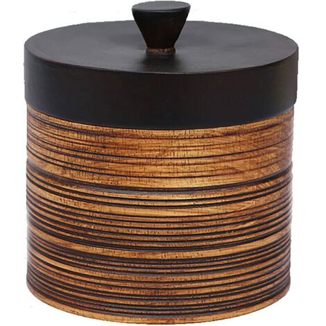 Boîtes à thé en Bois Massif, Boîtes de Rangement, Boîtes à Bijoux, Boîtes de Rangement pour Objets Go, Accessoires pour la Maison Boîtes à thé, Boîtes à café avec couvercles