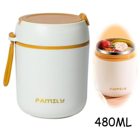 Boîtes Alimentaires Isotherme,Porte-Aliments,Gamelle Thermos Repas Chaud ou Froid,Boîte Récipient Thermique,pour petit