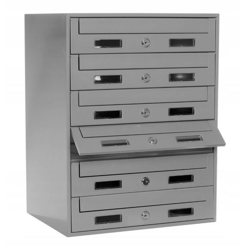 Boites aux lettre collective 6 compartiments