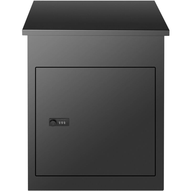 Mophorn - Boîtes aux lettres extérieures 17,3'x13,8'x22,8', Acier galvanisé avec serrure et caractéristique étanche, Baffle anti-vol pour les colis