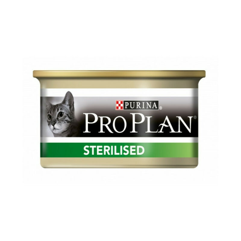 Boîtes pour chats Pro Plan Adulte Sterilised Saumon 24 boîtes 85 g