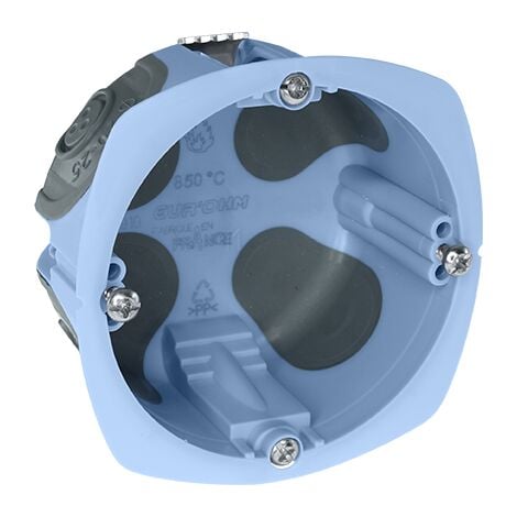 BOÎTES D ENCASTREMENT XL AIR MÉTIC (CARTON DE 490) + SCIE CLOCHE OFFERTE - EUR OHM ÉTANCHE CLOISONS SÈCHES 67X40