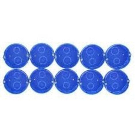 Boîtes de fond rondes MODULO D Schneider Electric IMT35238 67 mm Lot de 10 Bleu