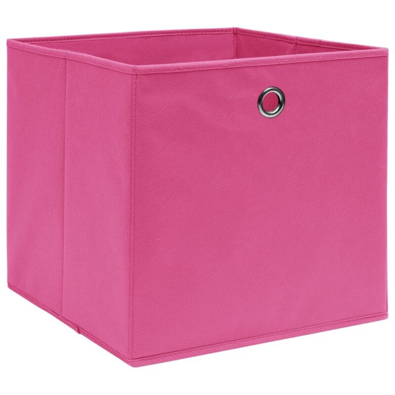 Vidaxl - Boîtes de rangement 10 pcs Tissu intissé 28x28x28 cm Rose