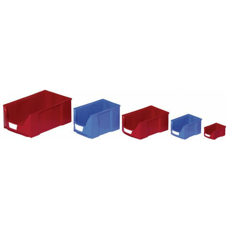 Boîtes de rangement ouvertes L167/140xl104xH76mm PE bleu LOCKWEILER (Par 42)