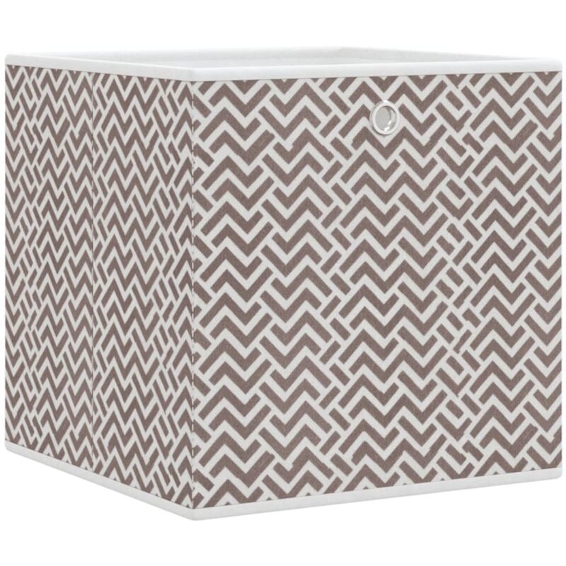 Boîtes de rangement pliables 10 pcs 32x32x32 cm tissu intissé vidaXL