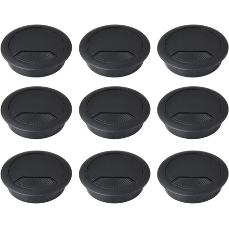boîtes de rangement pour câbles de bureau - Organisateurs de câbles pour bureau d'ordinateur, cache-câbles ronds pour bureau