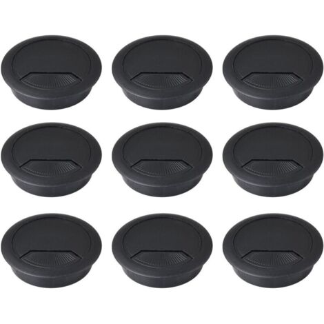 boîtes de rangement pour câbles de bureau - Organisateurs de câbles pour bureau d'ordinateur, cache-câbles ronds pour bureau
