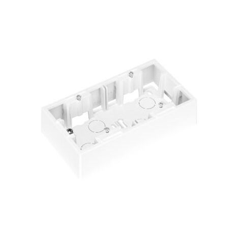 BOÎTES EN SAILLIE DAHLIA 2 POSTES BLANC GEWISS GW35912