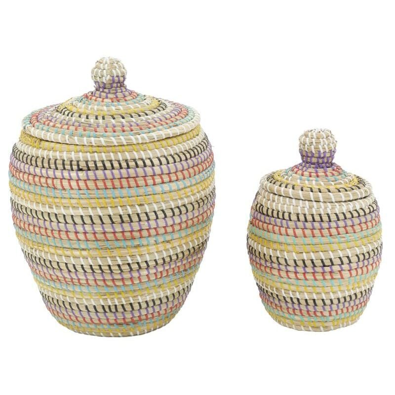 Boites jarre en jonc