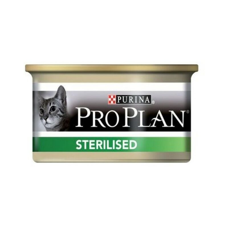 Pro Plan Patè chat stérilisé au thon et saumon Purina 85 grammes