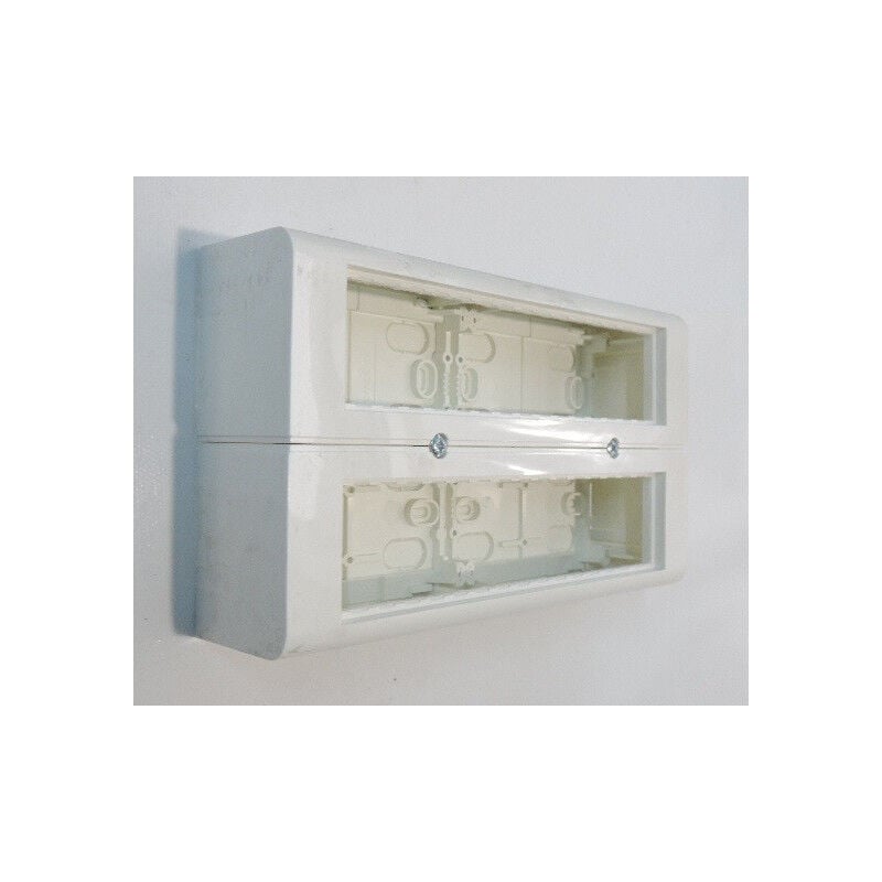 Répartiteur vdi saillie à équiper d'appareillage 45X45mm 16 modules 135X223X57mm Mosaic Legrand 033280