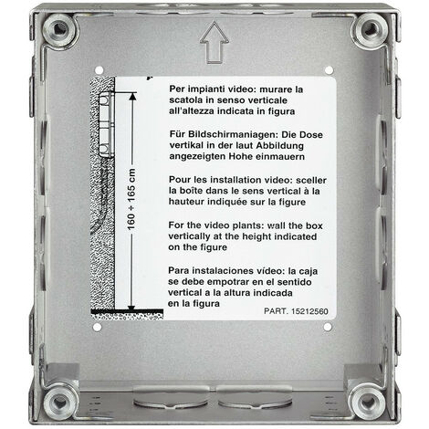 Boîtier à encastrer anti arrachement Sfera Robur 1 module (350110)