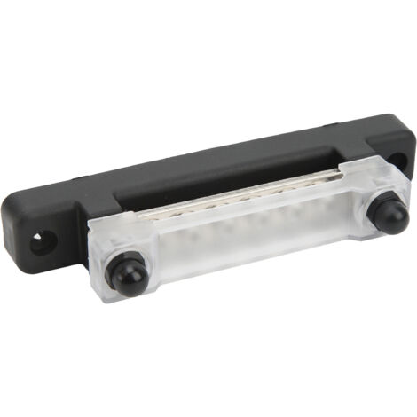 Boîtier ABS noir 6P en acier inoxydable pour distribution électrique camping-car