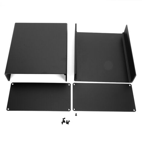 Boîtier Aluminium GPRS Noir Sable - Protection Durable