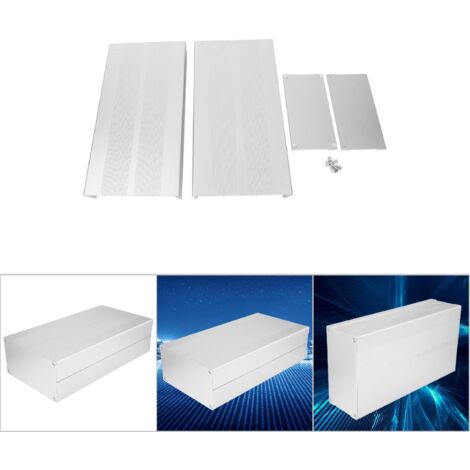 Boîtier Aluminium pour Circuits Électroniques DIY - Dissipateur Thermique Argenté