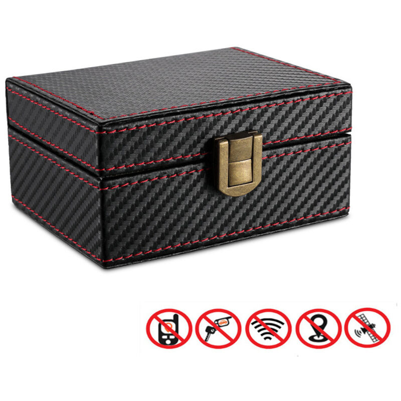 Boîtier Anti-Piratage RFID pour Clés de Voiture, Bloqueur de Signal pour Clé Sans Contact, Protection pour Clé et Téléphone, Boîte de Sécurité en