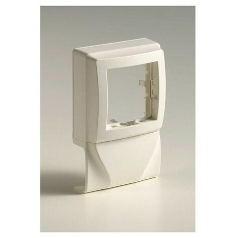 boîtier applique - alrea moulure - 34 x 16 - blanc - iboco 08847